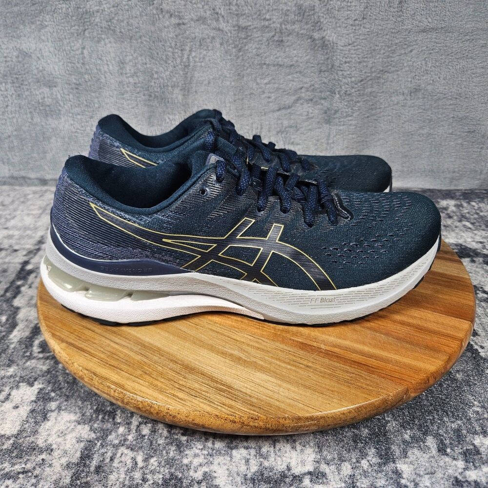Asics Gel-Kayano 28 Shoes Womens Size 9 Blue Running Gym Sneakers 1012B047